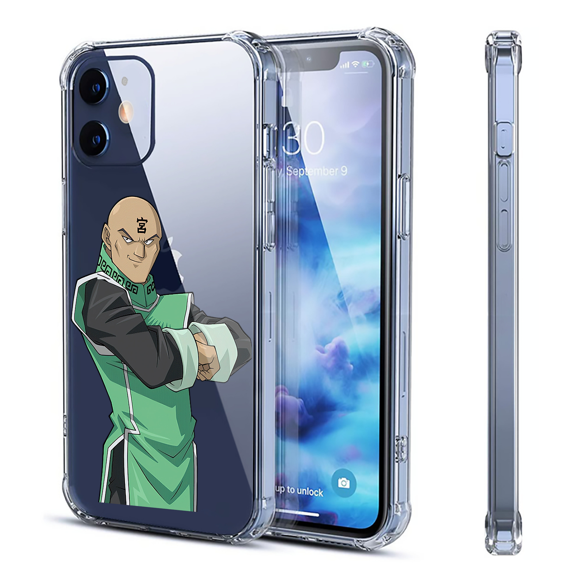 （画像用） 遊☆戯☆王 Yu-Gi-Oh! 【iPhone 12シリーズ対応】透明スマホケース（クリアソフトケース）